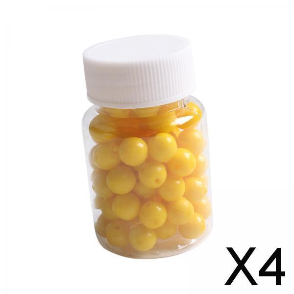 4xFly Fishing Floats Fishing Accessories Foam Floats for Catfish Walleye Trout 10mm