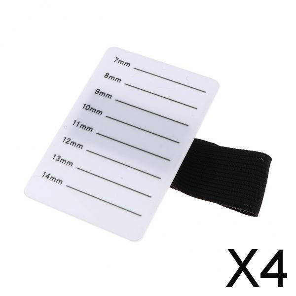 4xEyelash Extensions Hand Plate Lash Grafting Holder Tray Strip Stand Pallet