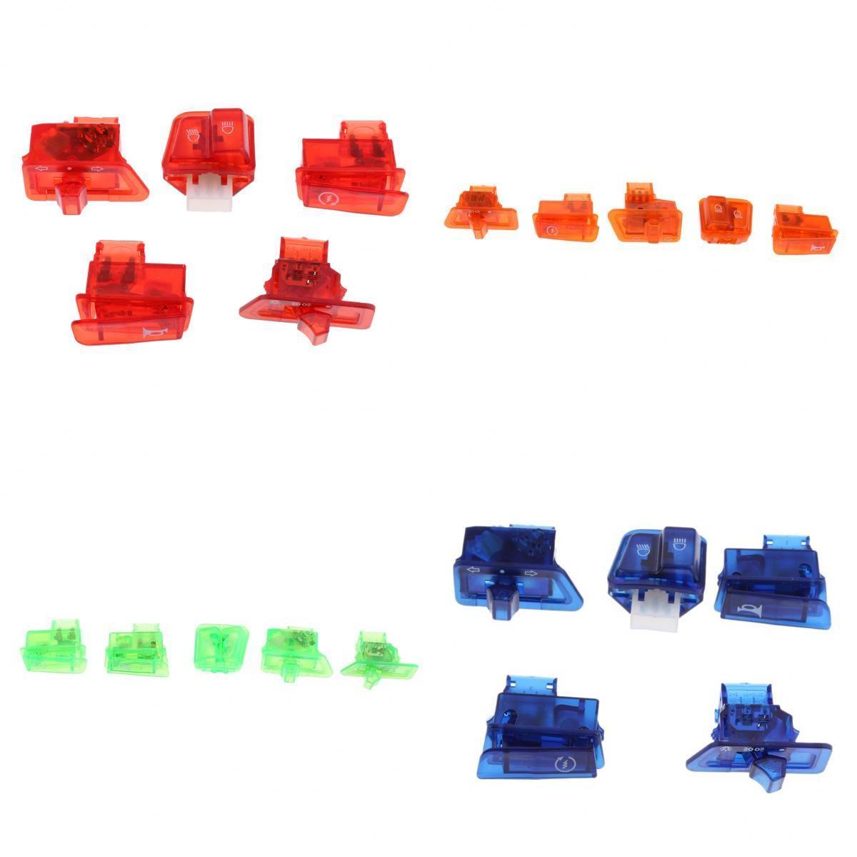 20pcs Scooter Start Horn Turn Signal Headlight High Low Switch Housing Caps