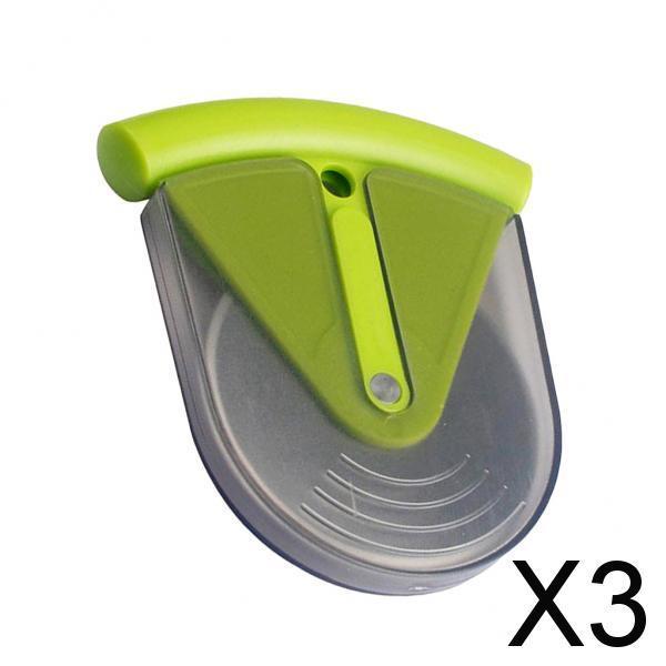 3xStainless Steel Pizza Cake Wheel Cutter Slicer Blade Food Cutter Green