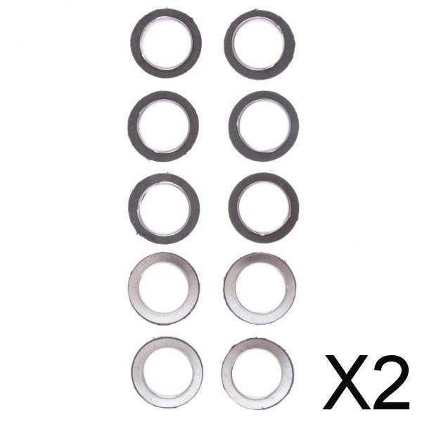 2xExhaust Muffler Pipe Gasket Rings for Yamaha 100cc 150cc 125cc Moped Scooter