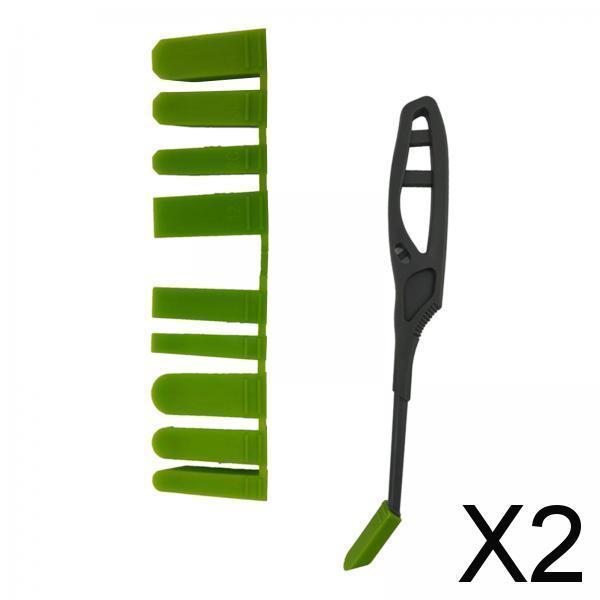 2xGlass Glue Angle Scraper Finishing Tool Kit for Tile Joint Floor Wall Corner