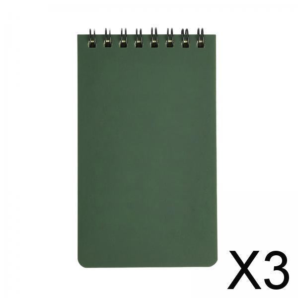 3xWaterproof Notebook Universal Pattern Note Book 48 Sheet Pocket Notepad