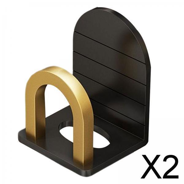 2xSponge Holder Shelf Kitchen Accessories Hanging Sink Caddy for Bathroom Black Aureate 
