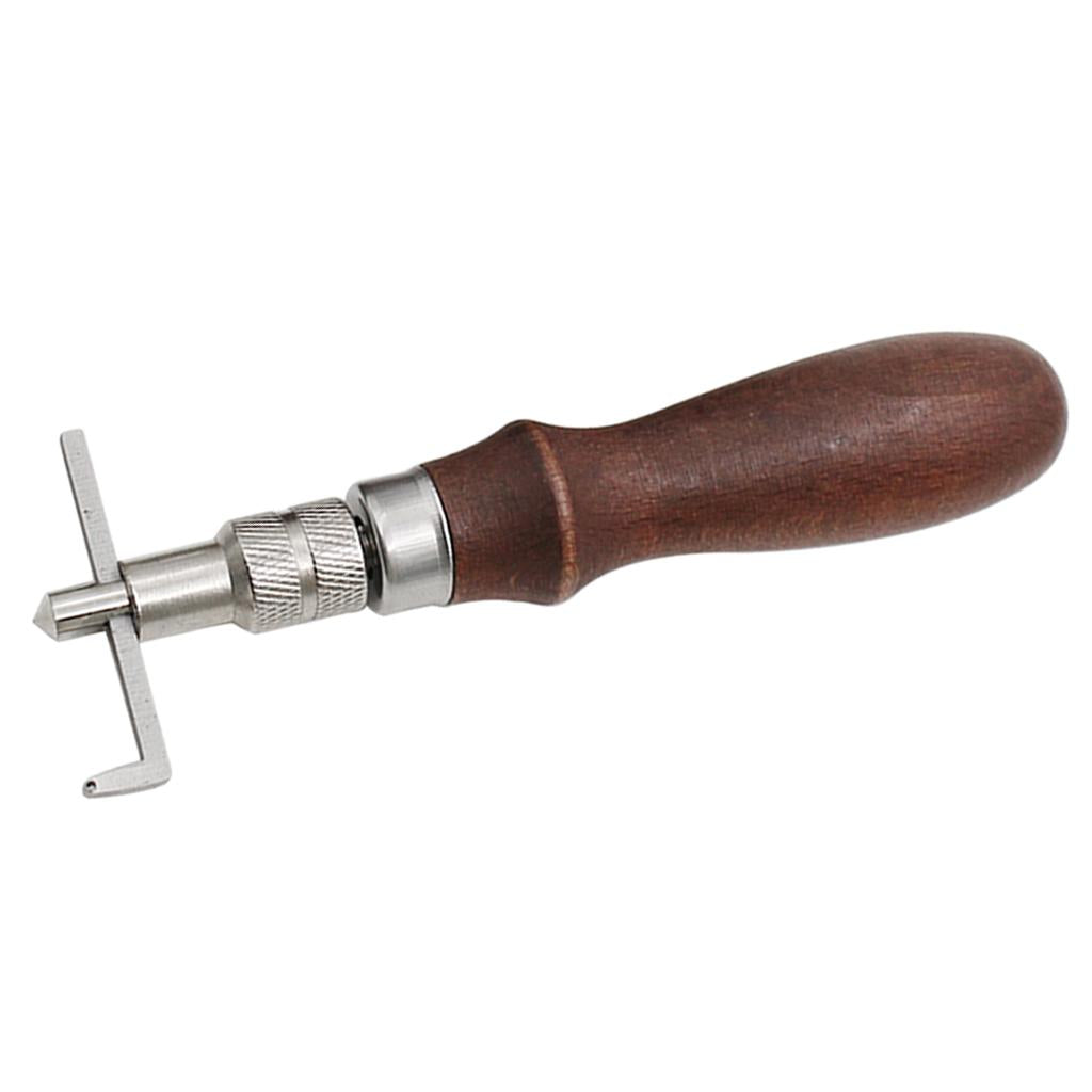 Adjustable Stitching Groover Skiving Edger Beveler Leather Carving Tool