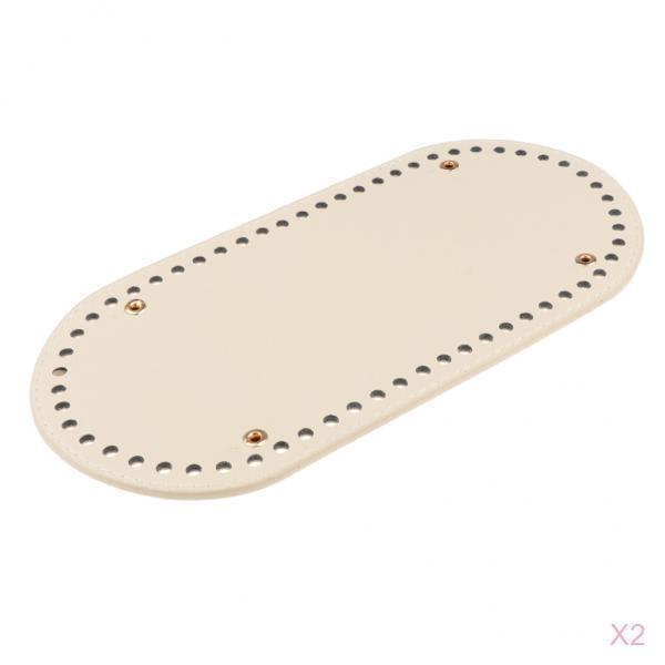 2Pieces 60 Holes Nail Bag Bottom Shaper Bag Cushion Pad for Hand-made Bag