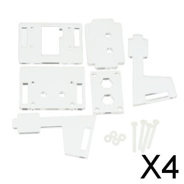 4xAdjustable Acrylic Camera Mounting Bracket Holder Support for Raspberry Pi