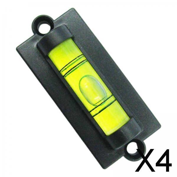 4xBubble Level Easy to Use Measuring Tools Small with Mounted Ears Spirit Level