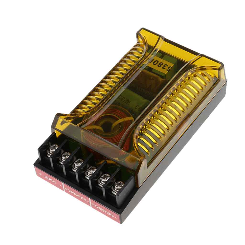 120W 2 Way High-Low Speaker Frequency Divider Loudspeaker Crossover Filter