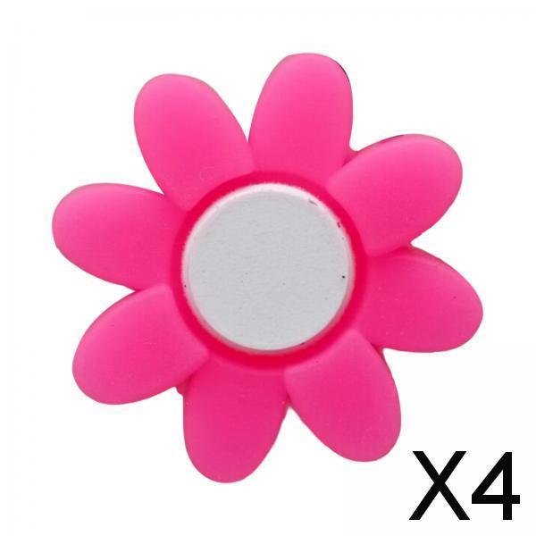 4xTennis Racket Vibration Dampener Tennis Racquet Shock Absorber User Friendly Pink