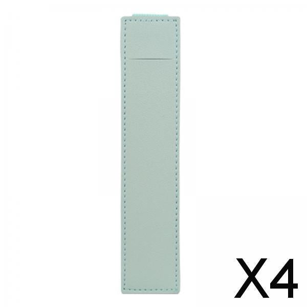 4xElastic Band Pen Holder Pen Sleeve for Hardcover Journals Planners Notebooks Light Blue
