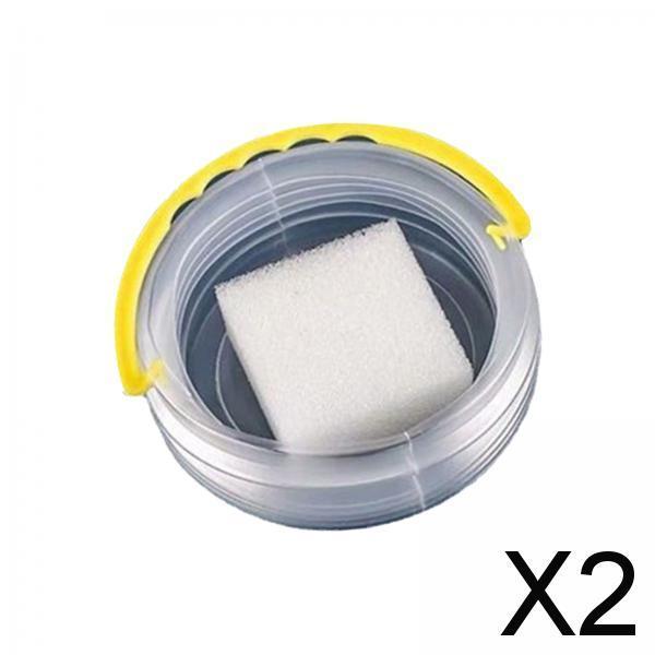 2xPaint Brush Wash Bucket Foldable Paint Brush Washer Water Barrel with Handle S