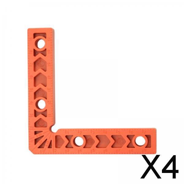 4x90 Degree Clamp Precision Woodworking Tool for Boxes Picture Frames Cabinets 4inch