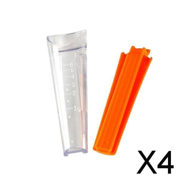 4x1-6G with Sealing Clip ARC Port Plastic Yeast Measuring Cup for Baker Baking