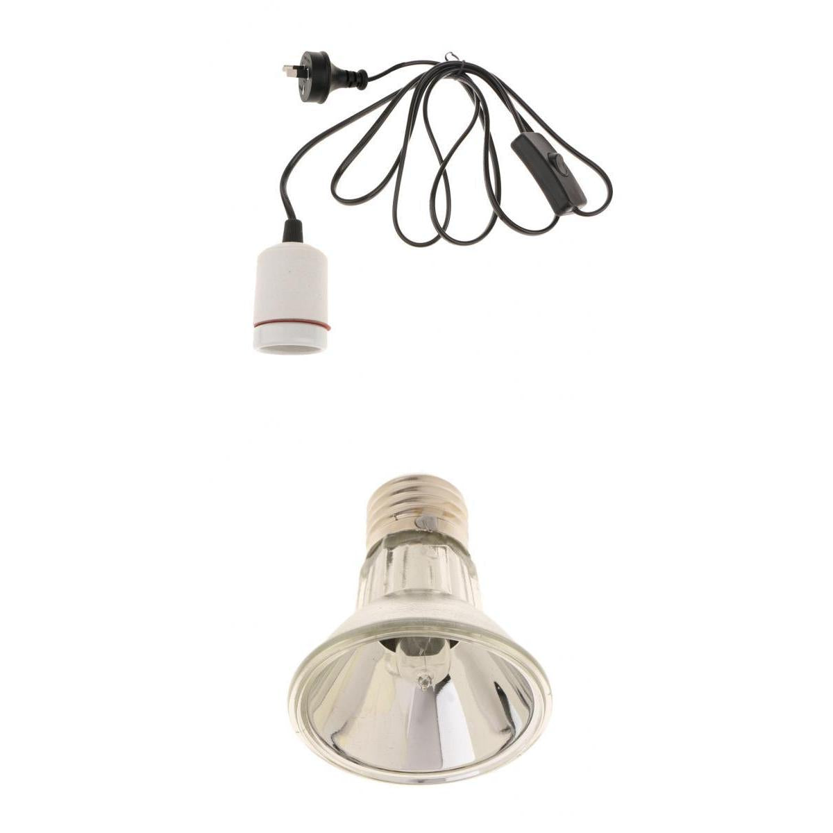 220V E27 Reptile Daylight Heating Lamp Full Spectrum UVA UVB Light-AU 60W