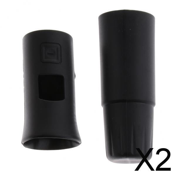2xWireless Microphone System Microphone Muff Cover Replacement Parts Black