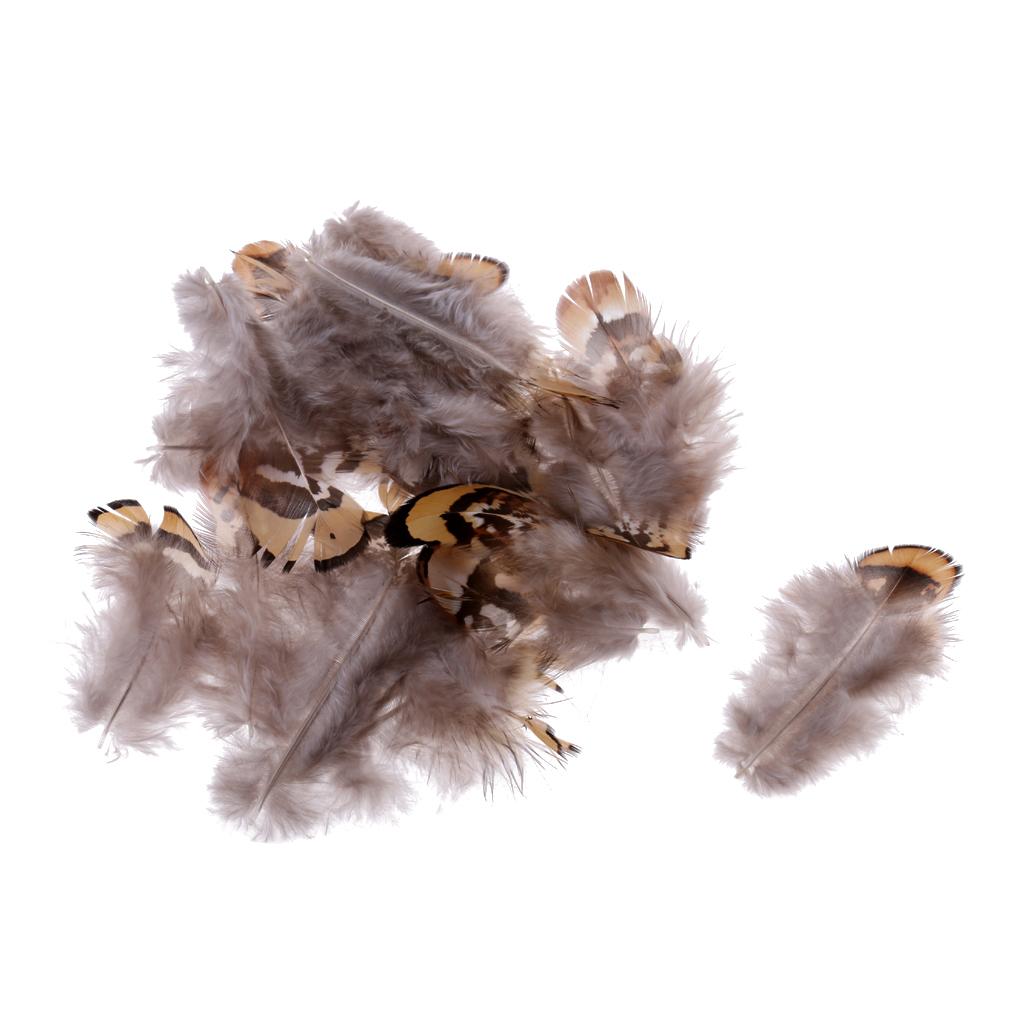 10Pcs Simulation Quills Fly Tying Materials Quills Feathers for Fly Tying