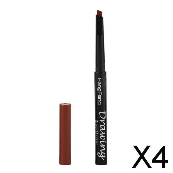 4xEyebrow Definition Enhancer Automatic Rotary Pencil Waterproof Makeup Tool B