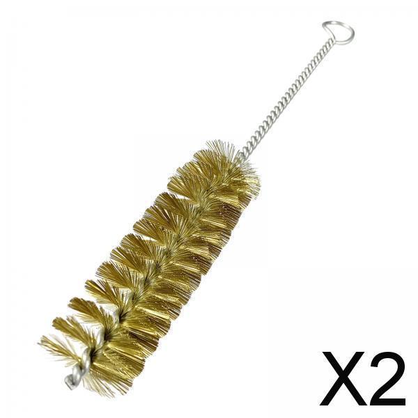 2xPipe Brush Small Long Handle Pipe Cleaning Brush for Auto Polishing Cleaning Diameter 14mm