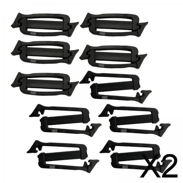2x10x Adjusters Camping Equipment Survival Outdoor 26mm Webbing Release G Hook