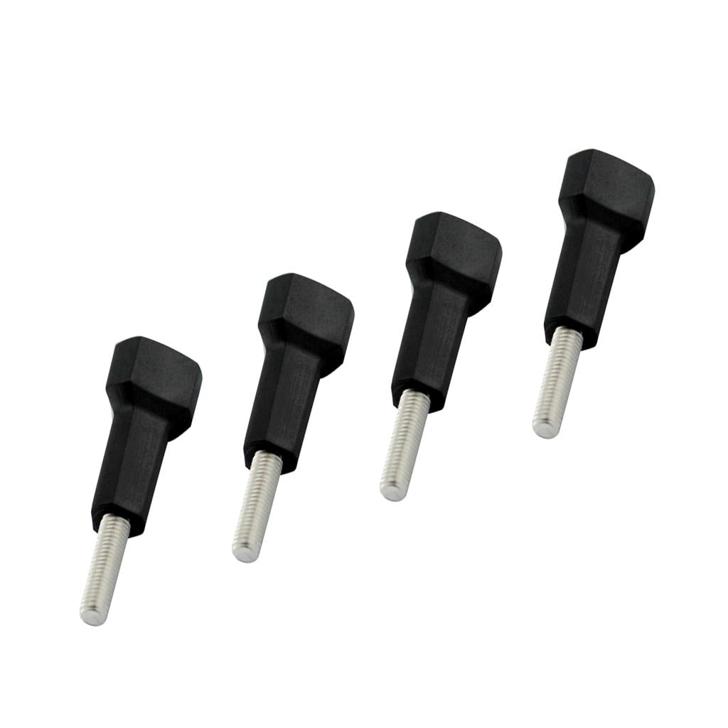 4Pieces Long Thumb Knob Bolt Nut Screws for 2 3 3+ 4 Camera Case