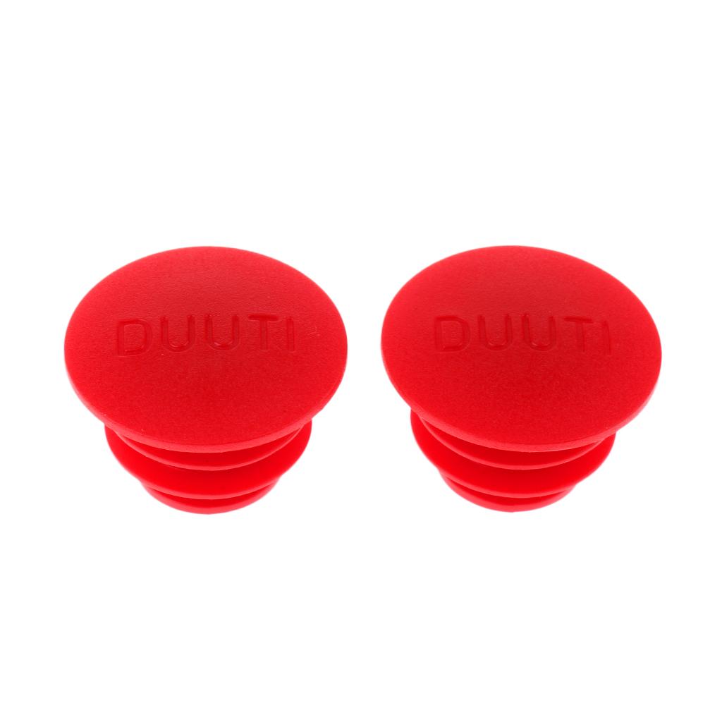 Bike Bicycle Handlebar End Plugs Bar Grip Plugs Handlebar Bar Cap Red