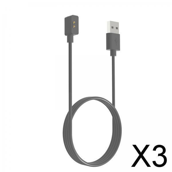 3xMagnetic Smart Watch Charger Cord USB for watch Replace 100cm