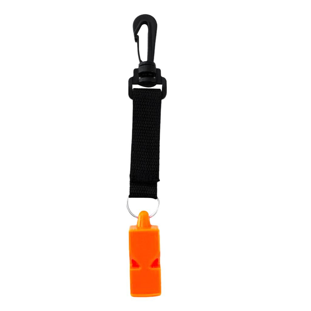Ultra-loud Emergency Scuba Dive Safety Whistle Outdoor Survival Gear Orange