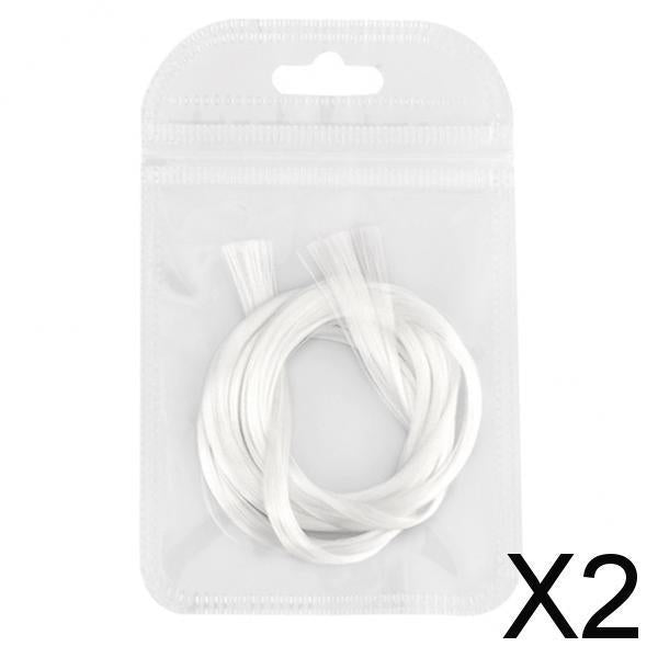 2xAdhesive Nail Extension Fiberglass Tips Form Building Fiber Glass 200cm