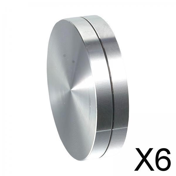 6xTurntable Bearing Accessory Aluminum Bearing for Cake Turntable Dining Table 38mmx12mm