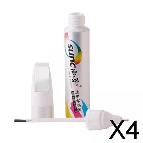 4xCar Touch up Paint Pen Quick Drying 12ml Car Scratch Repair Pen for Byd White