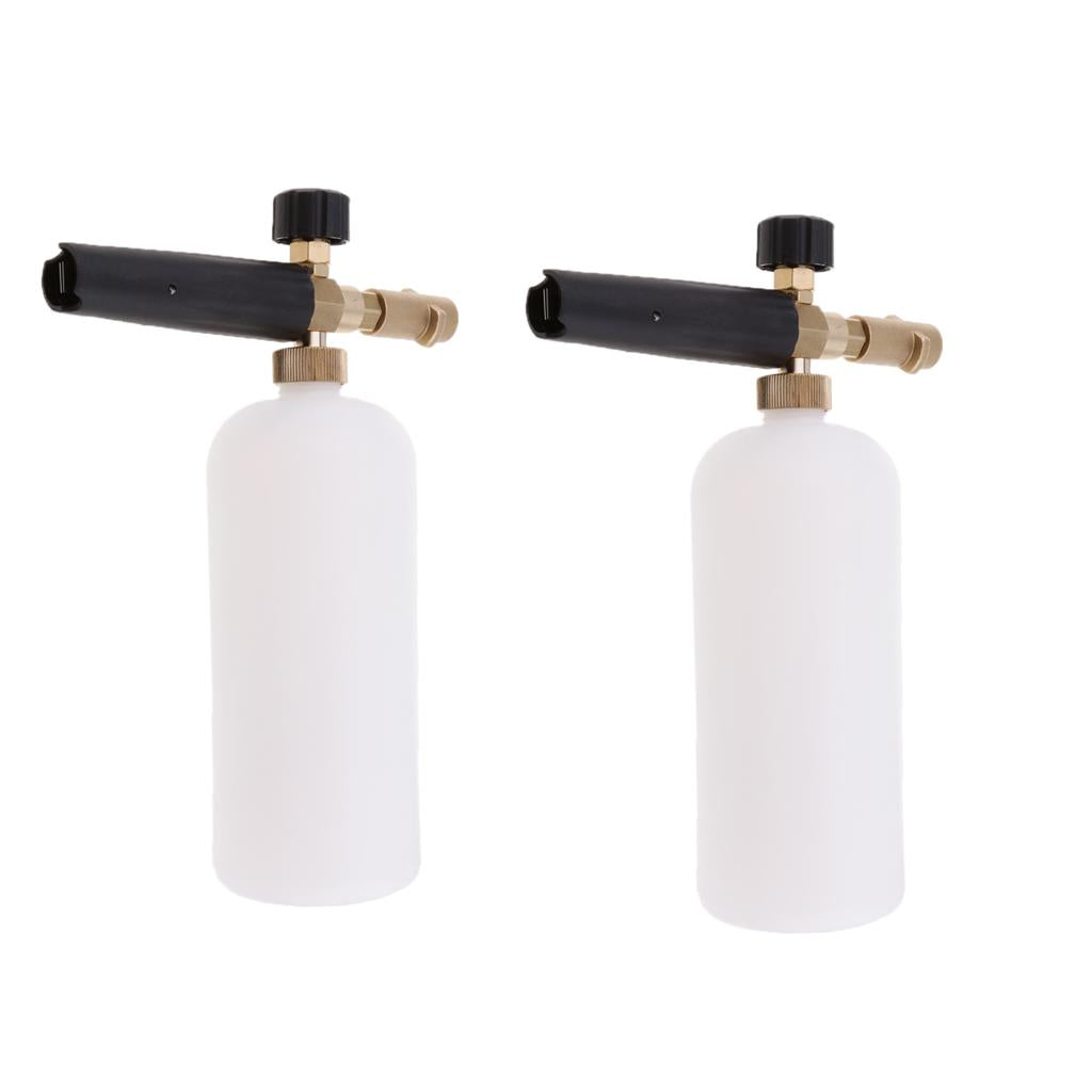 Adjustable Snow Foam Lance Cannon Washer Bottle Pressure Car Wash Set