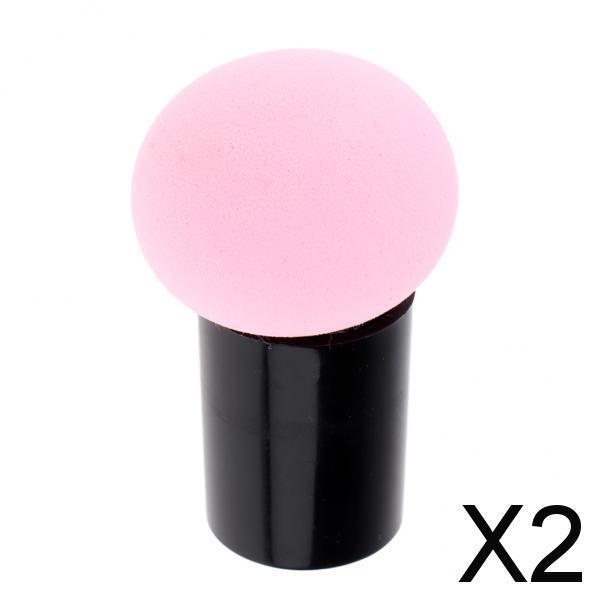 2xSoft Face/Body Cosmetic   Large Powder Puff Sponge Makeup Tool Pink