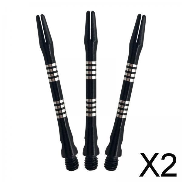 2x3Pcs Aluminum Dart Shaft Replacements Metal Dart Stems Kit Dart Rods Sturdy