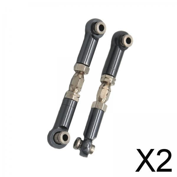 2x2Pcs Steering Link Rod Replacing Upgrade RC Car Push Rods for 1/16 H16 16207