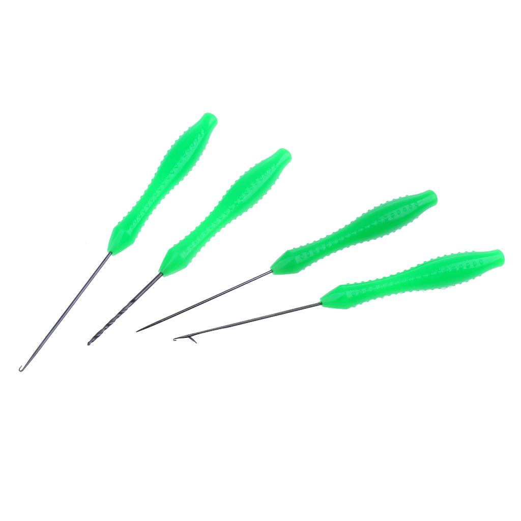 Hook Needle + Stringer Needle + Drill Needle Fishing Rigging Bait Needle Kit