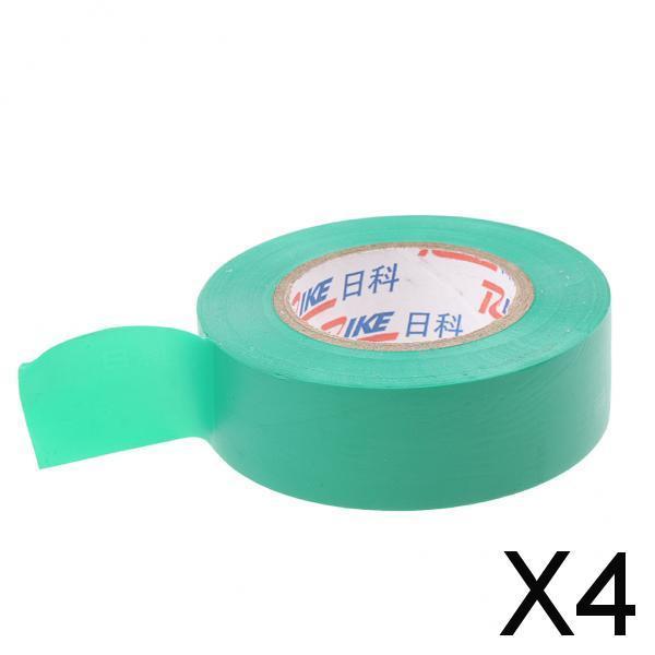 4xElectrical 18mm x 20m PVC Insulation/Insulating Tape Flame Retardant 6 Color Blue