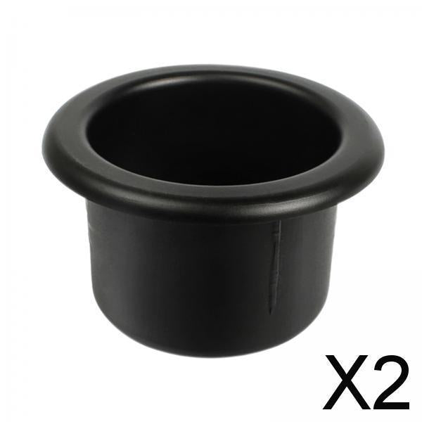 2xCup Holder Insert Washable Stable Recessed Drop in Cup for Car RV Couch Style A