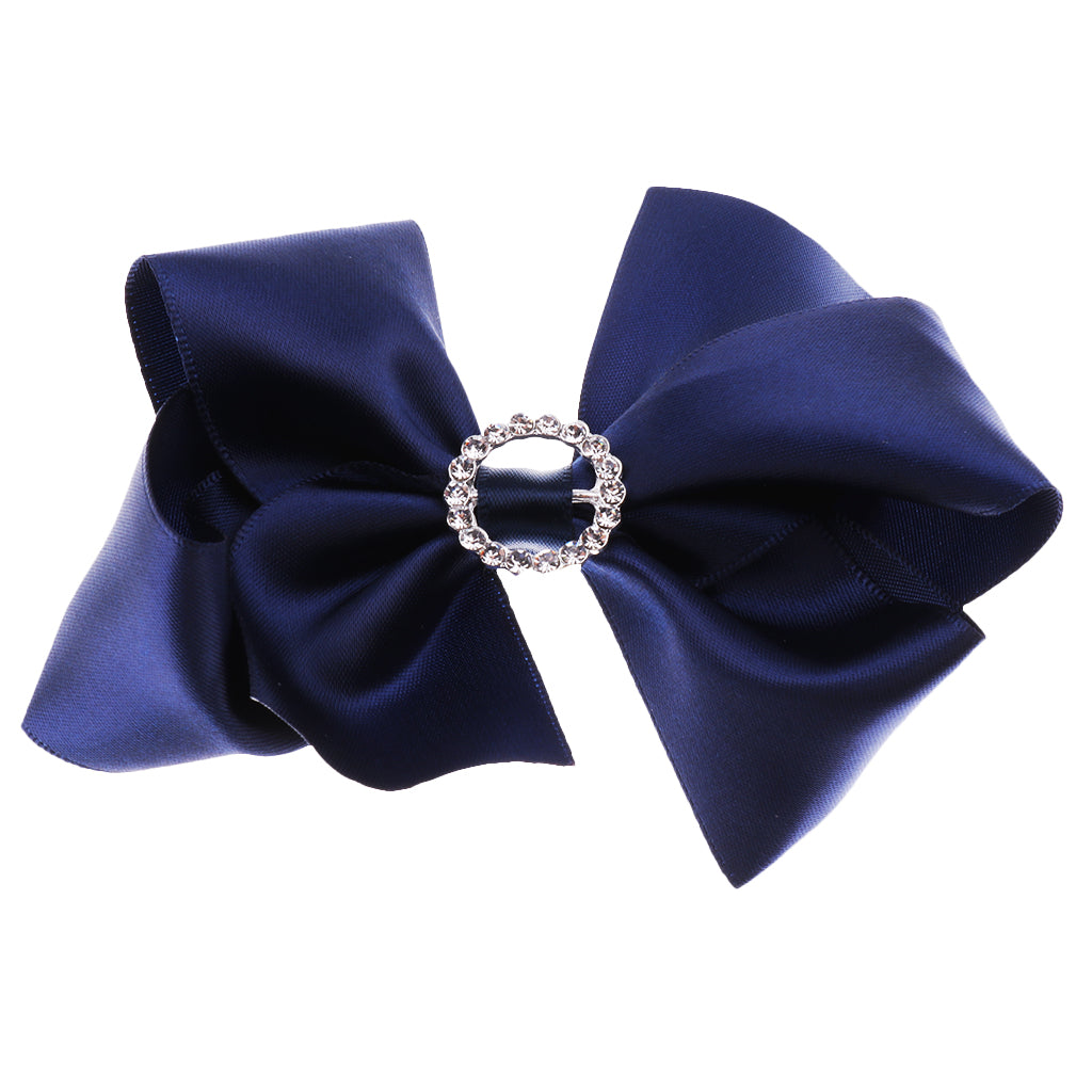 Kids Baby Bow Hairpins Hair Clip Kids Barrette Hair Accessories Navy