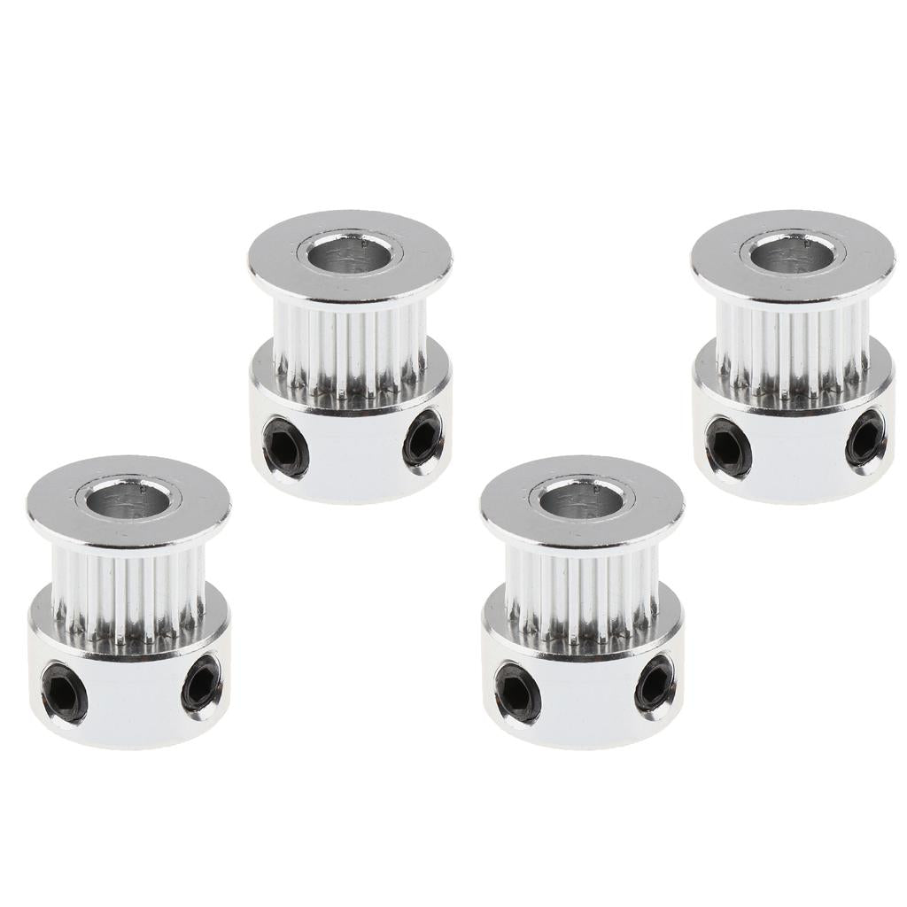 4 Pieces 2GT-16T Timing Pulley Belt Gear Wheel 5mm Bore for 6mm Width Belt