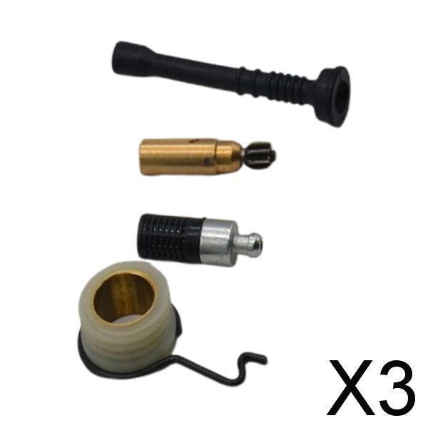 3xOil Pump Worm Gear Oil Filter Hose Kit For Stihl 025 021 MS250 MS230 MS210