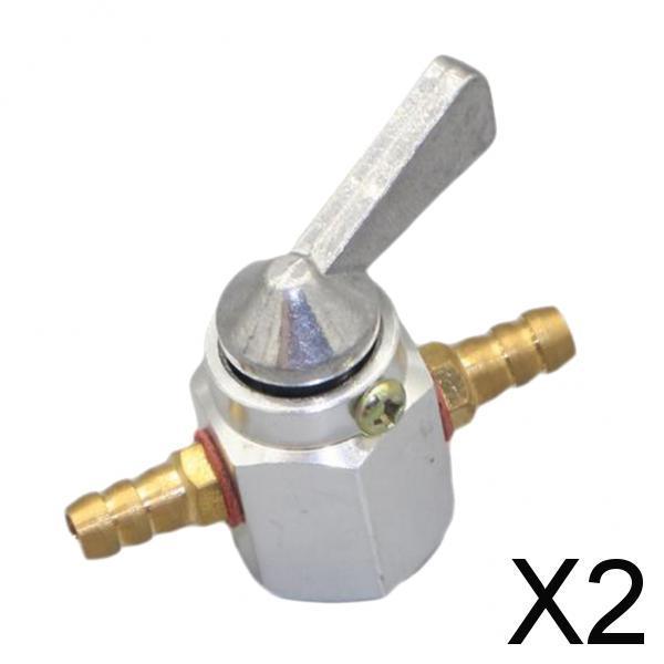 2x6mm Universal Fuel Tank Tap Valve Petcock Switch Quad Dirt Bike ATV Buggy