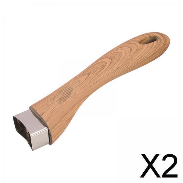 2xLong Handle Grip Scald resistant Removable Detachable Universal for Cooking Pan