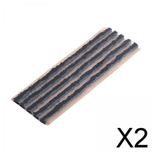 2x5 Pieces Tire Repair Plug Sealing Tool for Truck Tractor Motorcycle Black