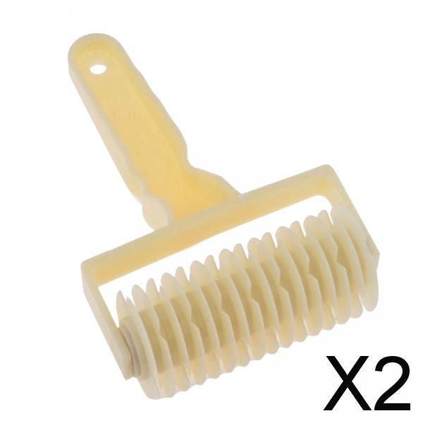 2xPizza Pie Roller Rolling Pins Pastry Lattice Roller Cutter for Cooking Pizza