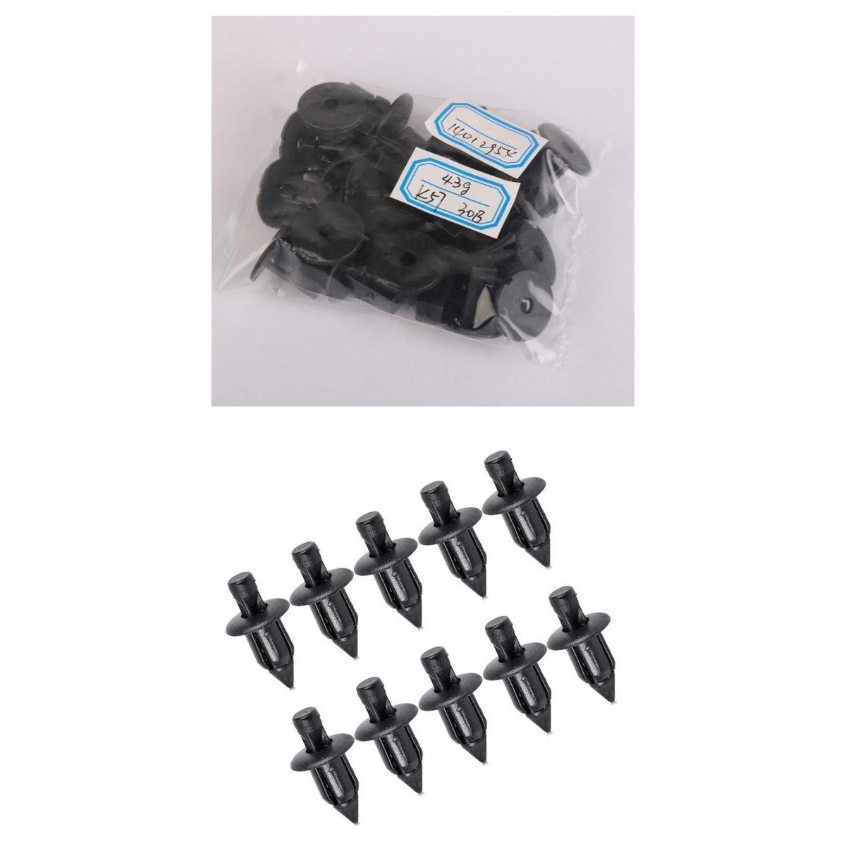 30pcs Inner Fender Rivets Fasteners Clips+50Pcs Rivet Clip Retainer Nylon