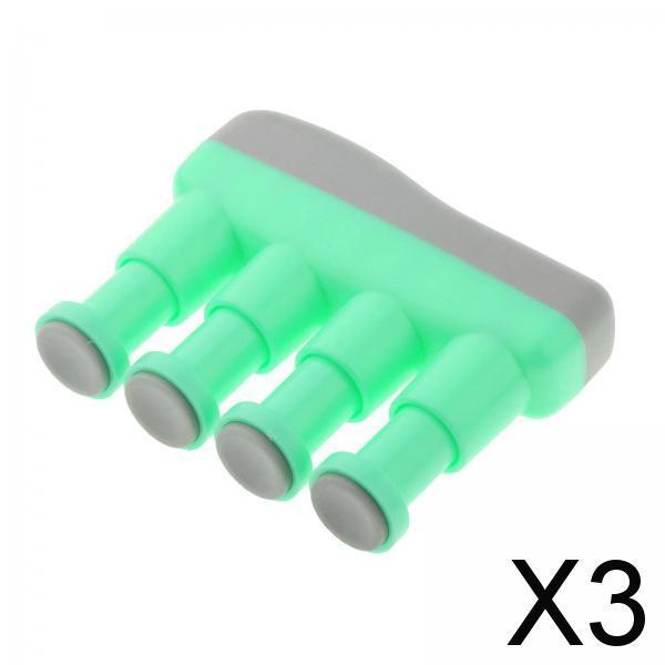 3xPiano Guitar Finger Exerciser, Hand Strengthener Trainer Tension Exerciser Green