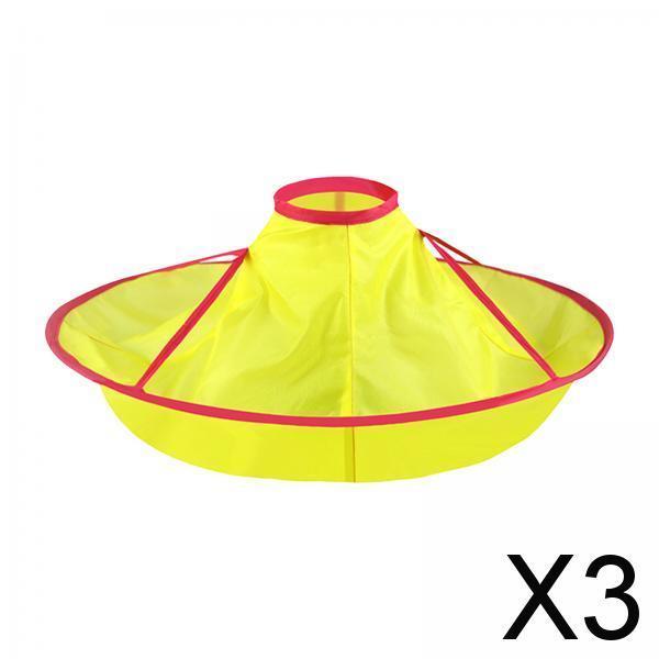 3xKids Haircut Cape Umbrella Reusable Barber Salon Hair Cutting Cape for Kids
