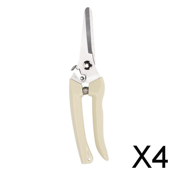 4xGarden Pruning Shears Pruners Secateurs Plant Cutter Scissor Hand Tools