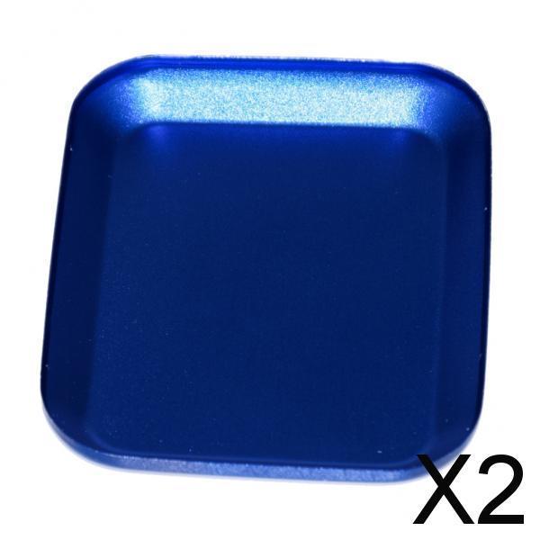 2xAluminium Alloy Magnetic Screw Tray Plate for RC Car Truck Model Blue